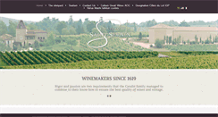 Desktop Screenshot of chateau-st-sernin.com